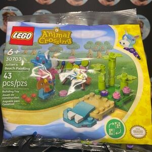 LEGO Animal Crossing Beach Painting Set - Blue, Green, Yellow